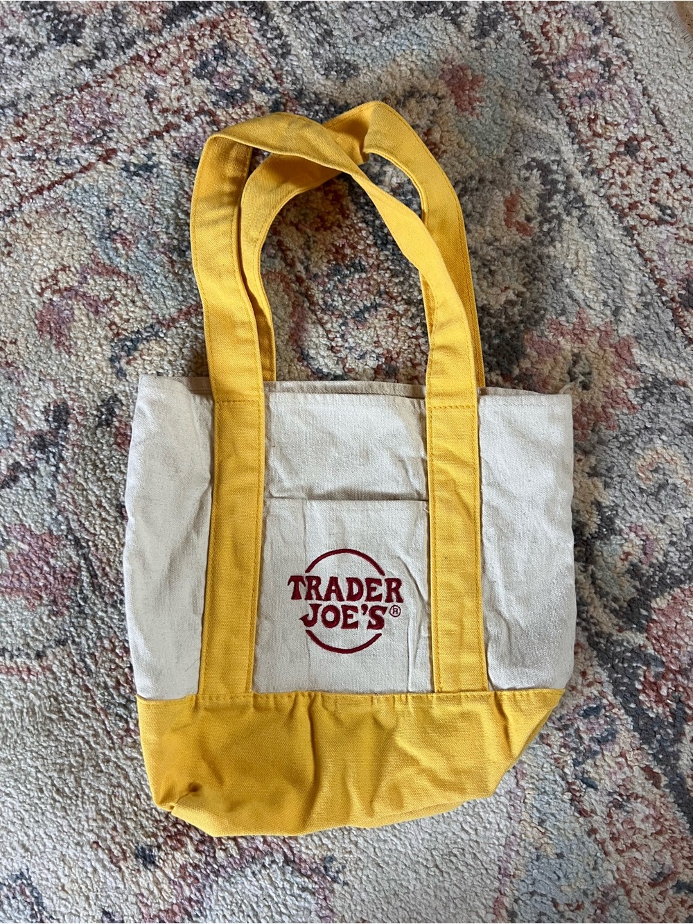 Trader Joe’s Mini Tote yellow
